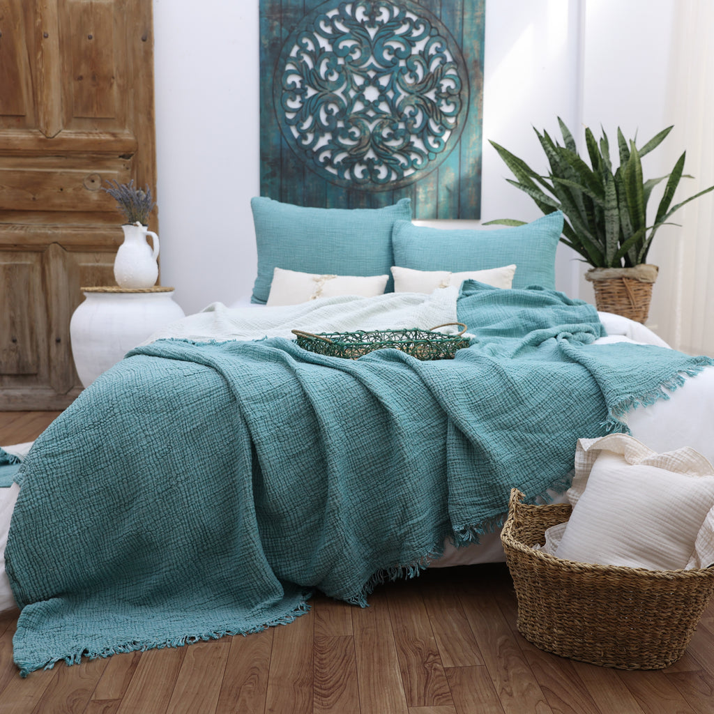 Lidya Soft 4-Layer Muslin Bedspread