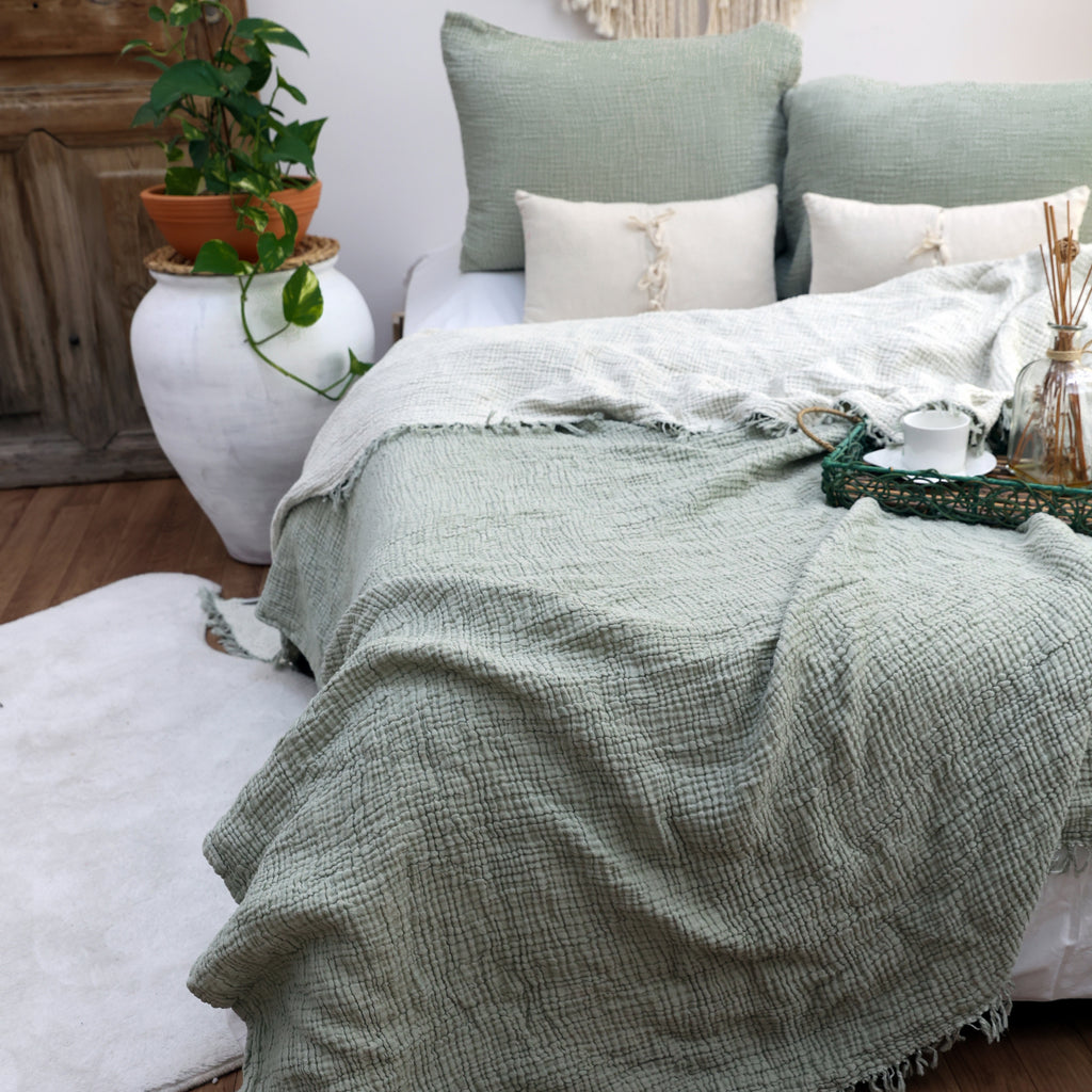 Lidya Soft 4-Layer Muslin Bedspread
