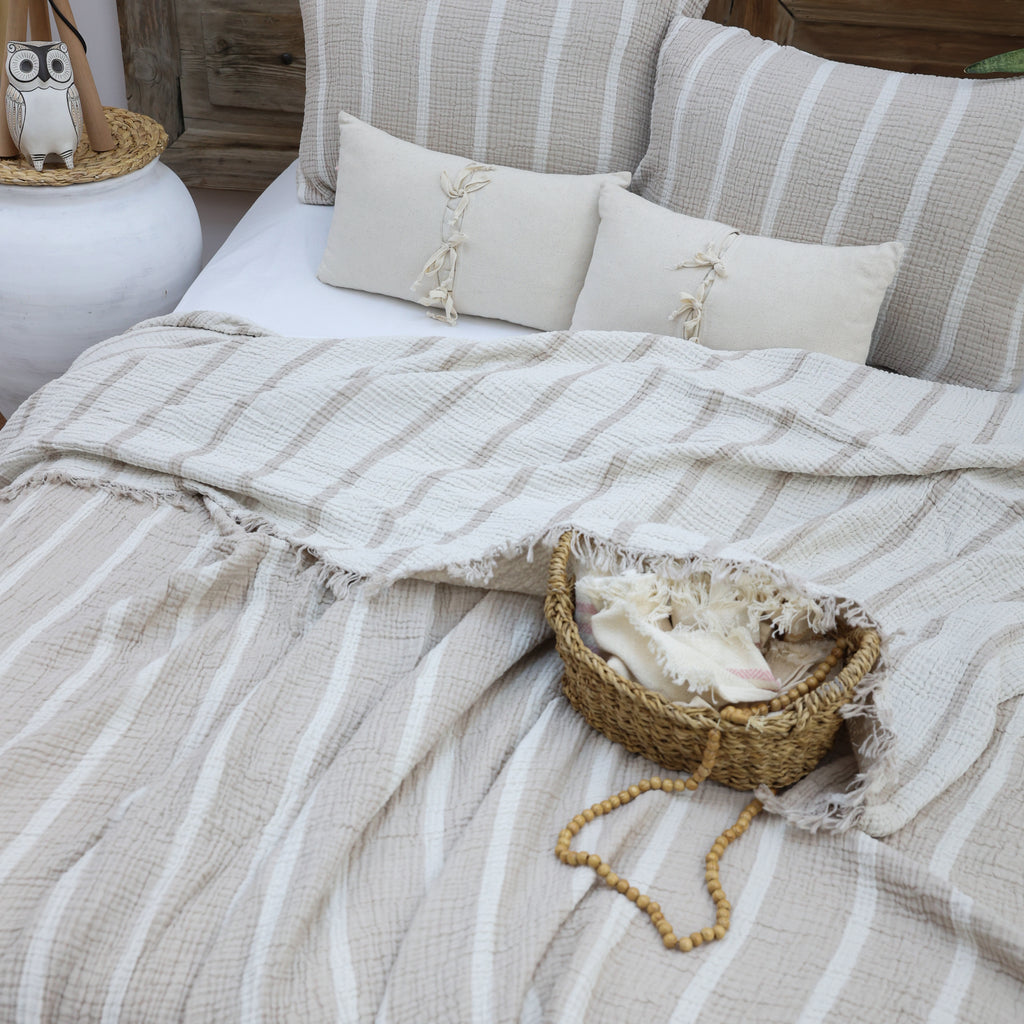 Ethnic Bohemian Cotton Muslin Blanket