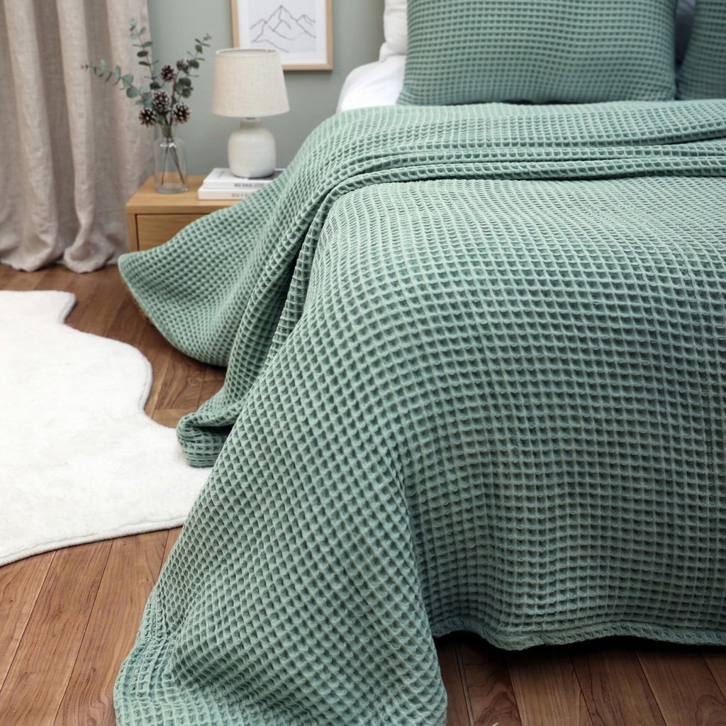 Hypnos Waffle Bedspread Collection