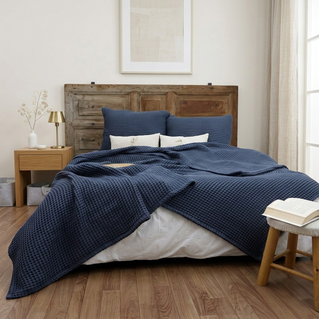 Hypnos Waffle Bedspread Collection
