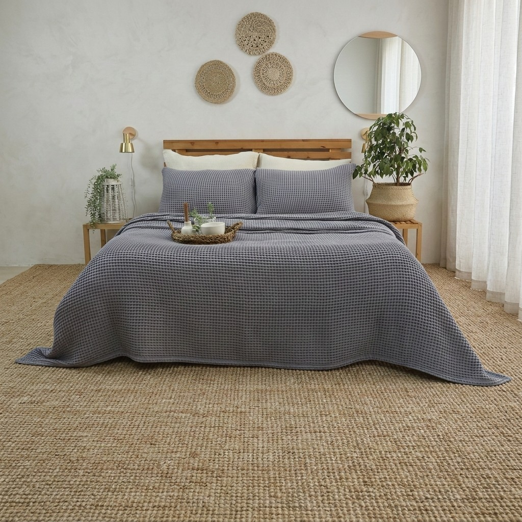 Hypnos Waffle Bedspread Collection