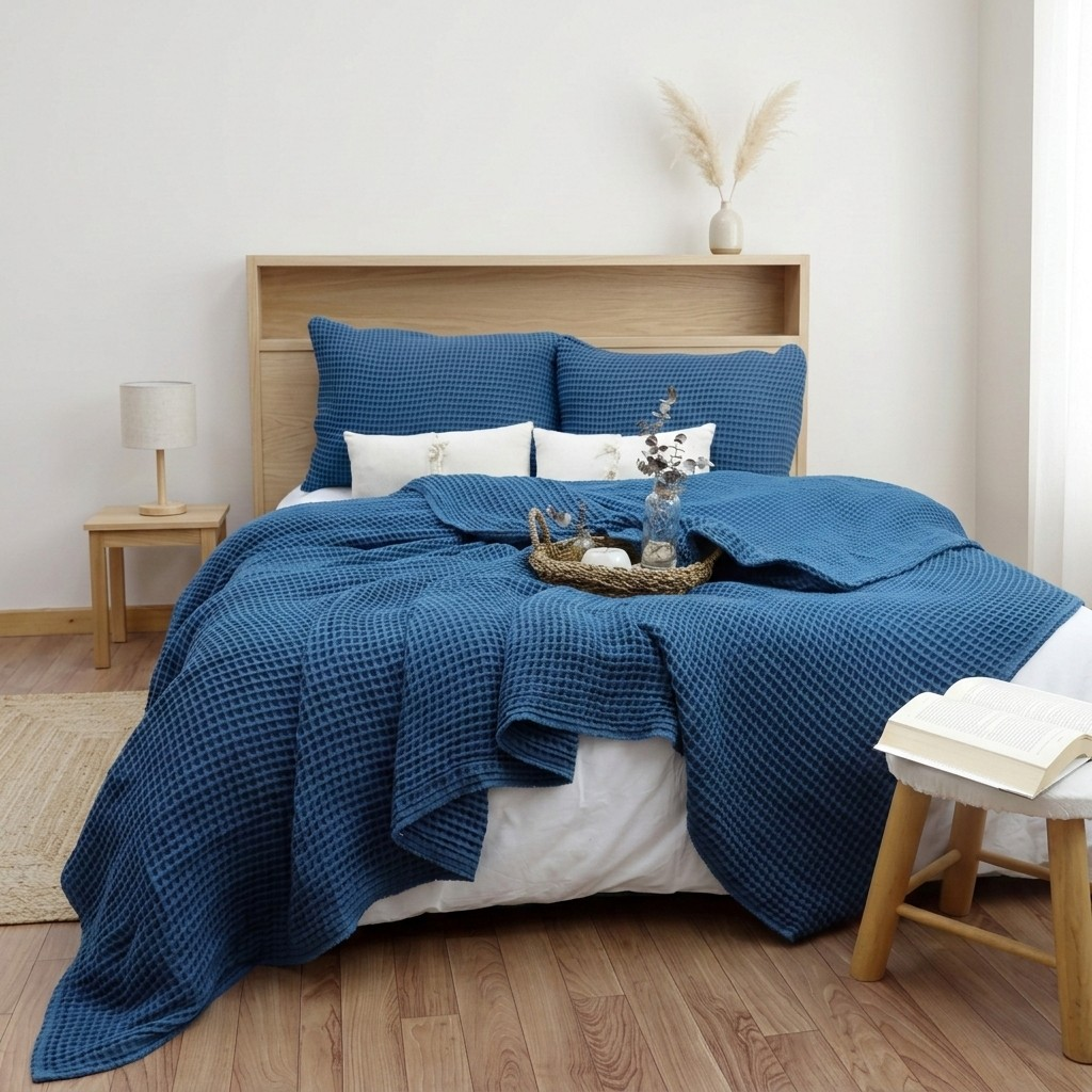 Hypnos Waffle Bedspread Collection