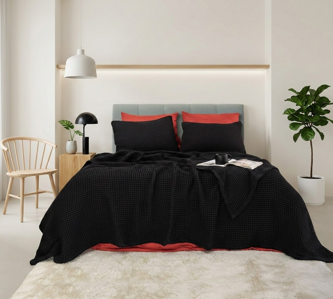 Hypnos Waffle Bedspread Collection