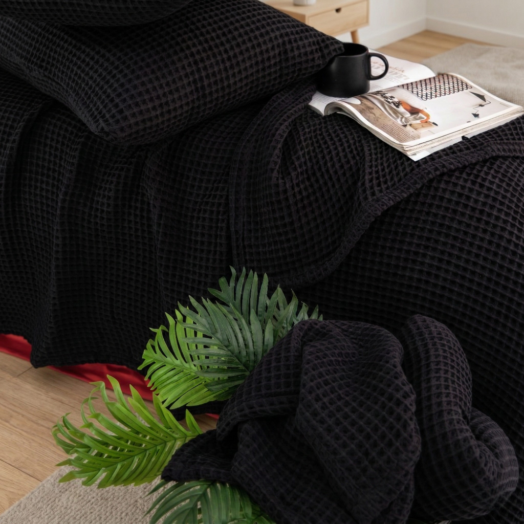 Hypnos Waffle Bedspread Collection