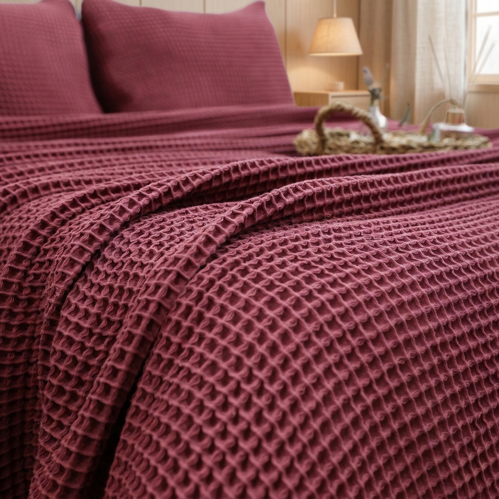 Hypnos Waffle Bedspread Collection