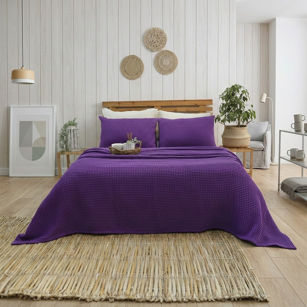 Hypnos Waffle Bedspread Collection