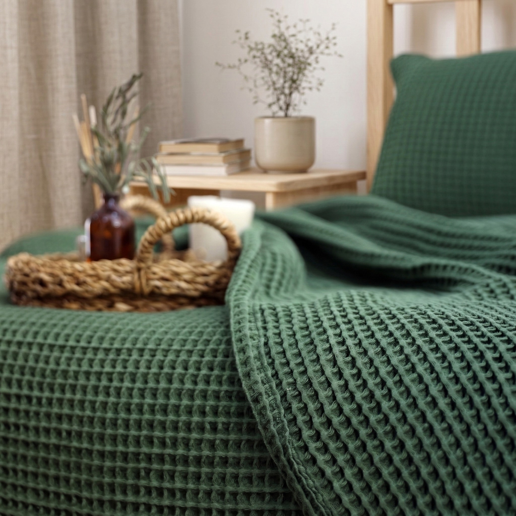 Hypnos Waffle Bedspread Collection