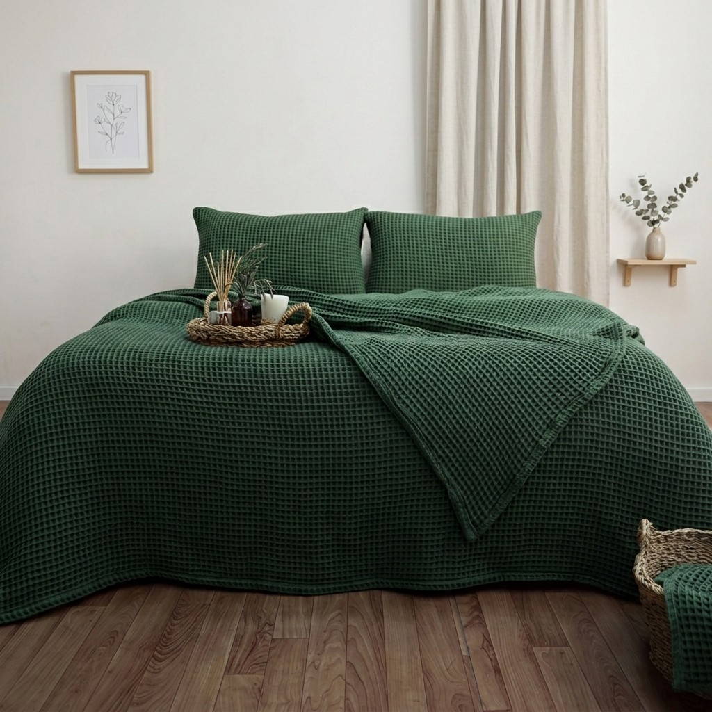 Hypnos Waffle Bedspread Collection