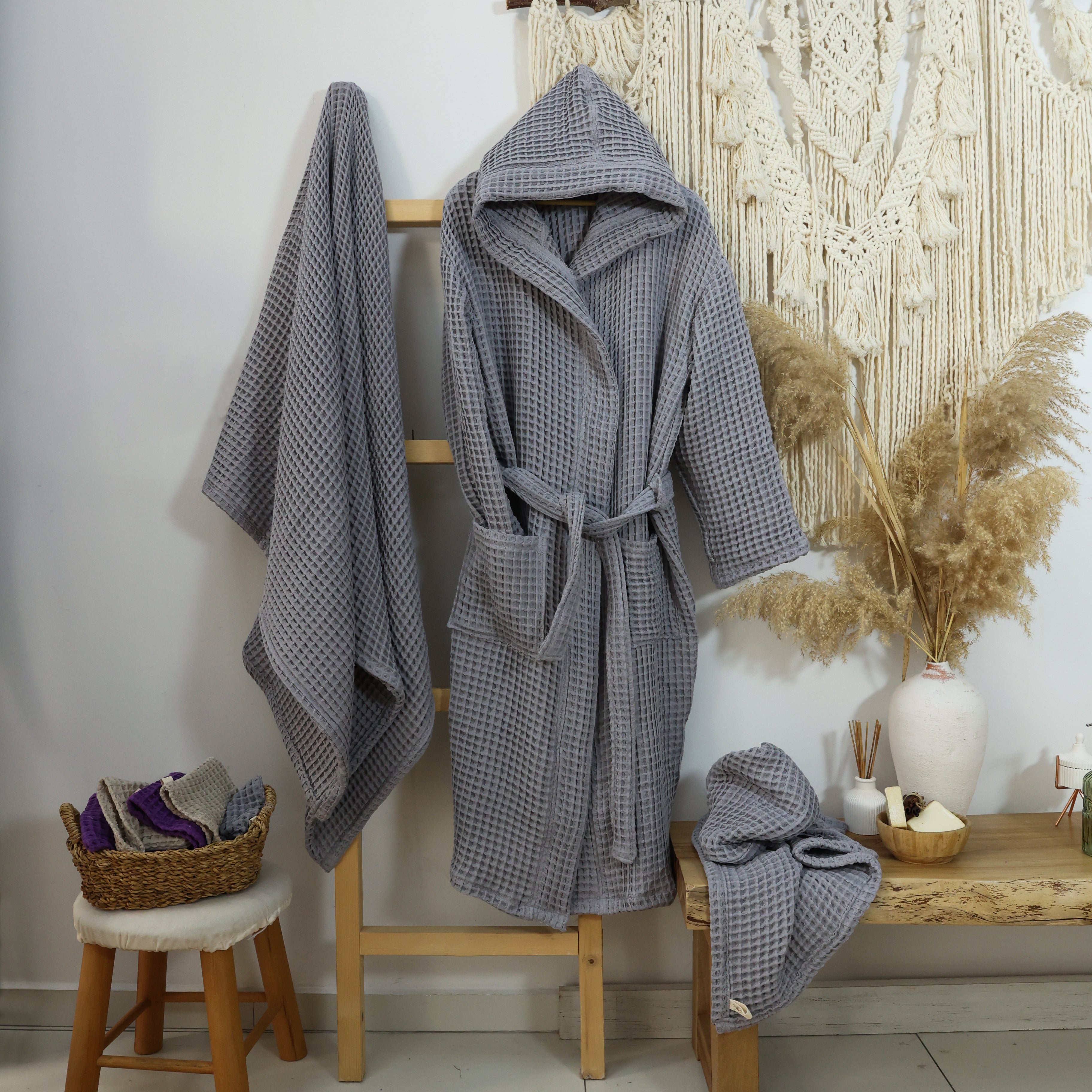 Honeycomb Hand & Bath Towel