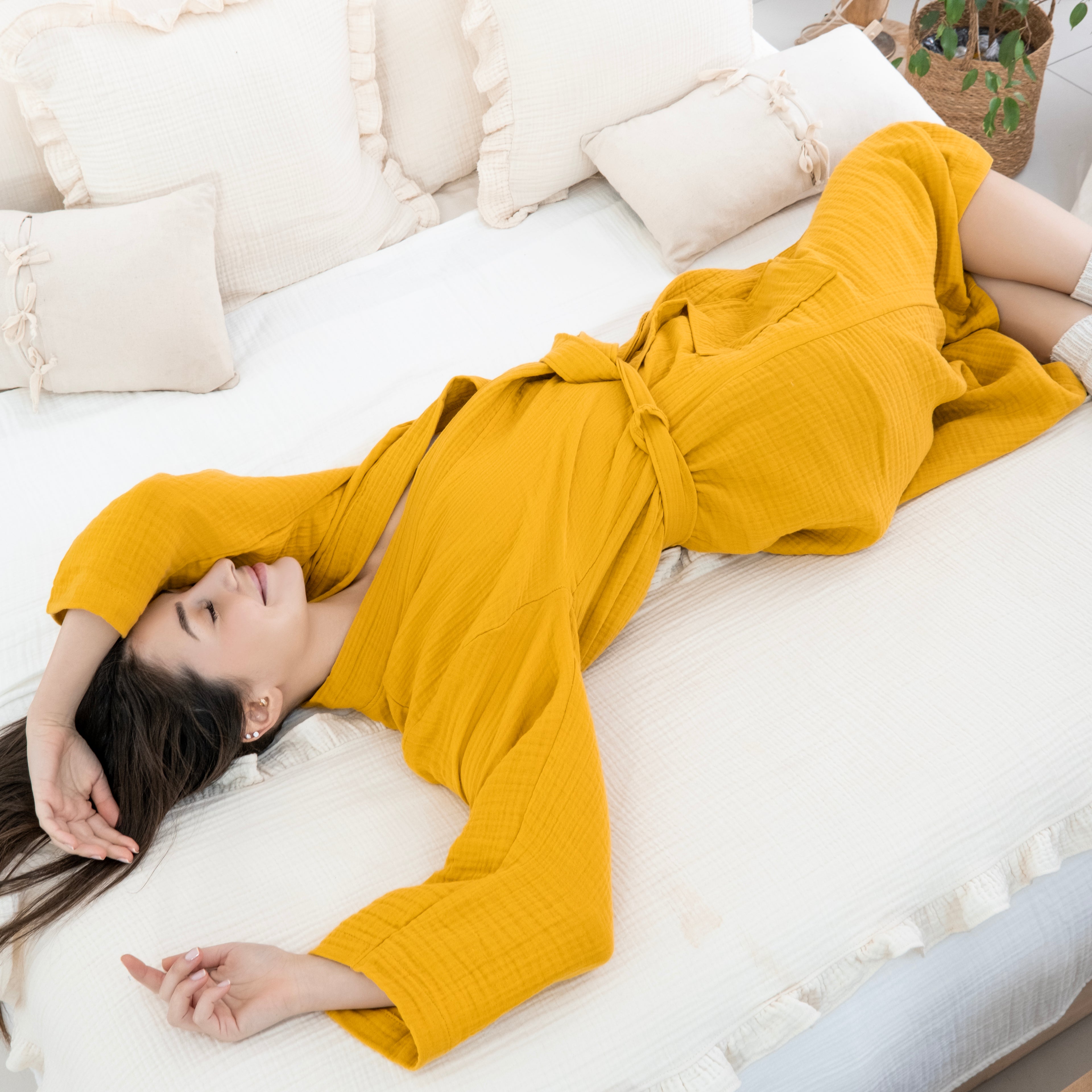 Aura Muslin Kimono Robe