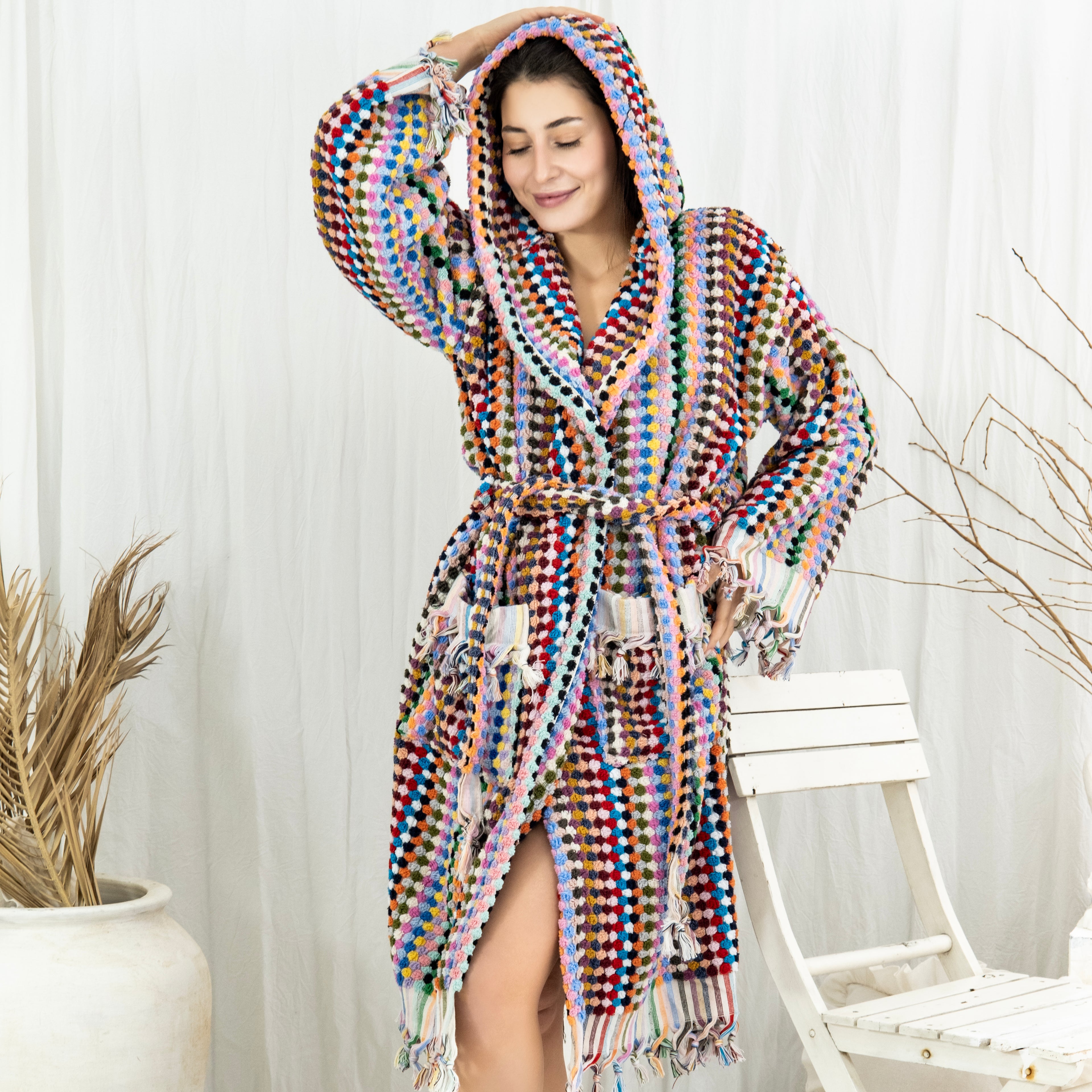 Pom Pom Bath & Spa Robe