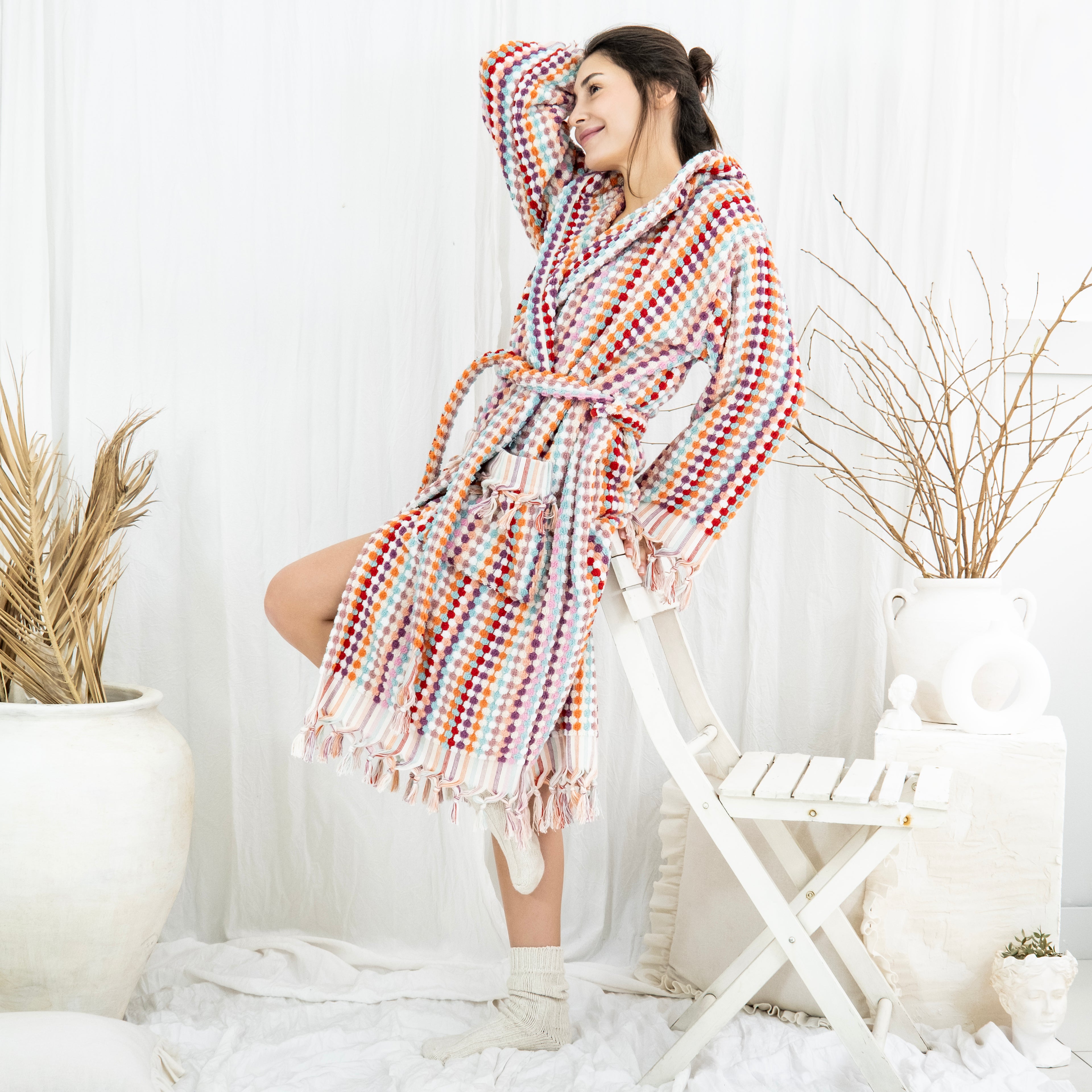 Pom Pom Bath & Spa Robe
