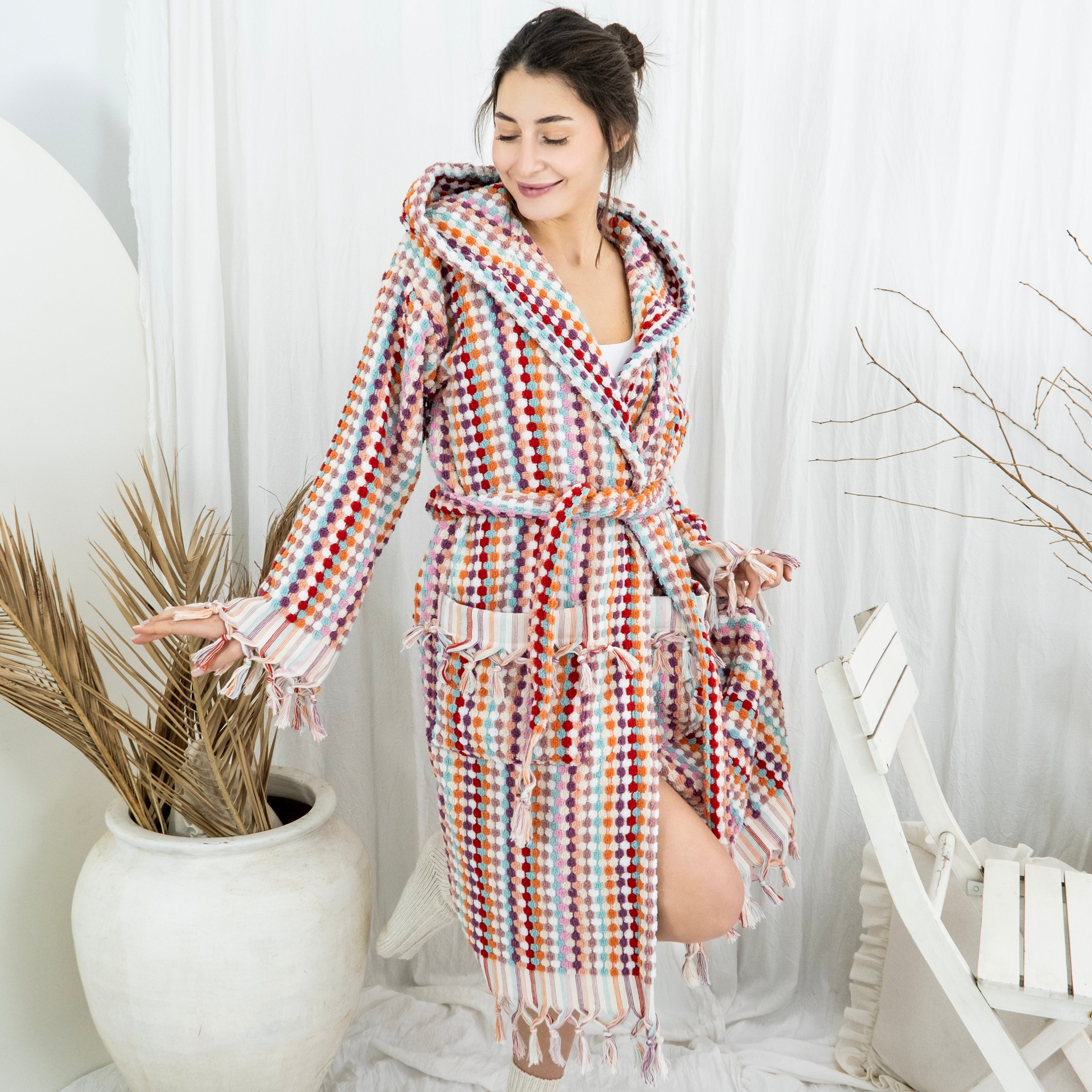 Pom Pom Bath & Spa Robe