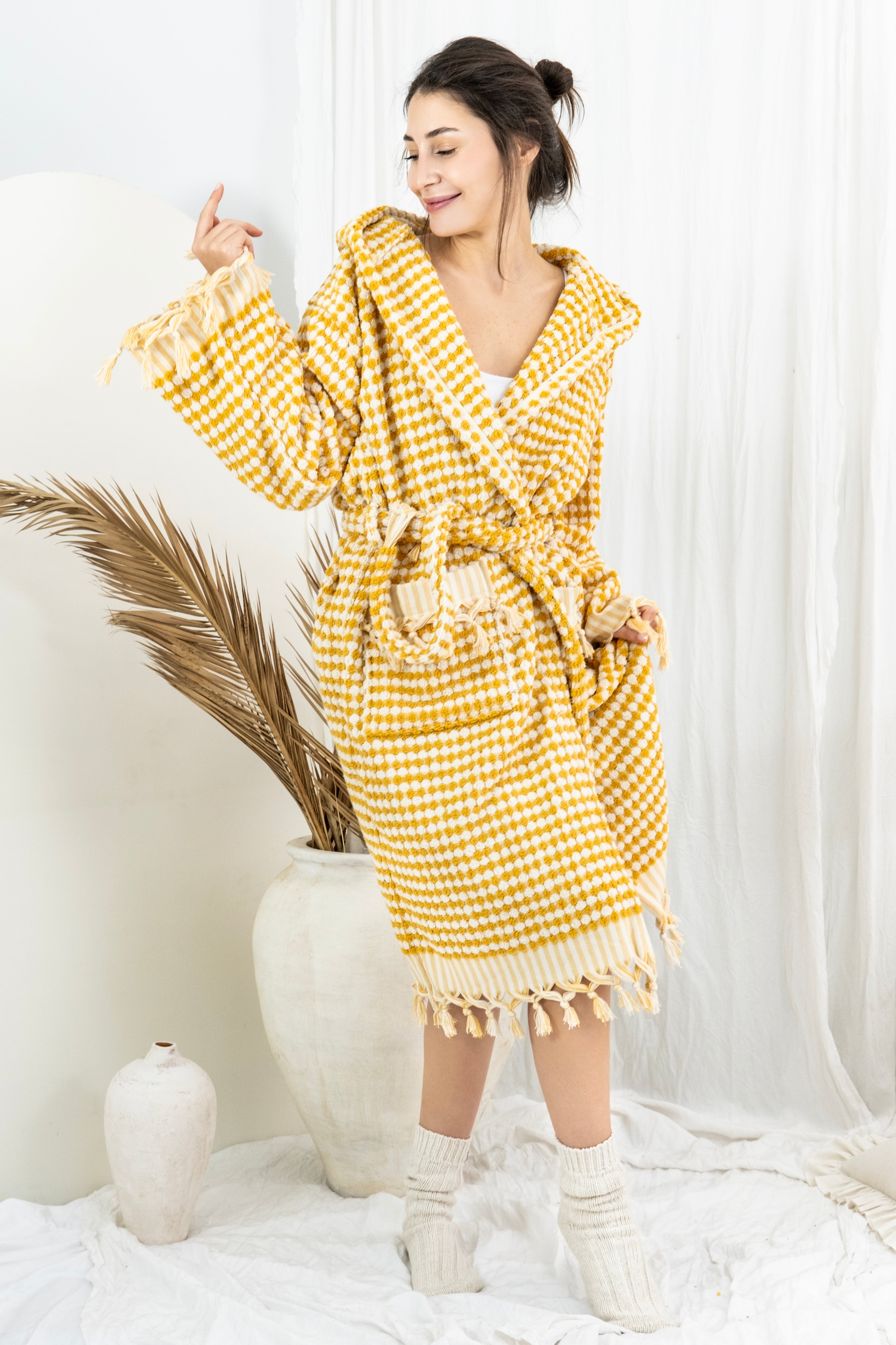 Pom Pom Bath & Spa Robe