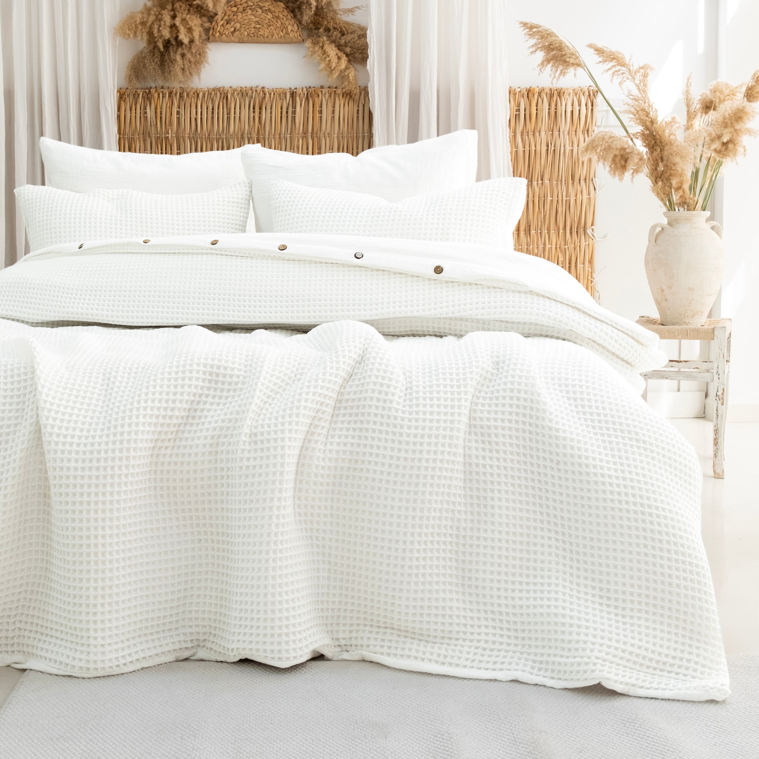 Hypnos Waffle Bedding Set