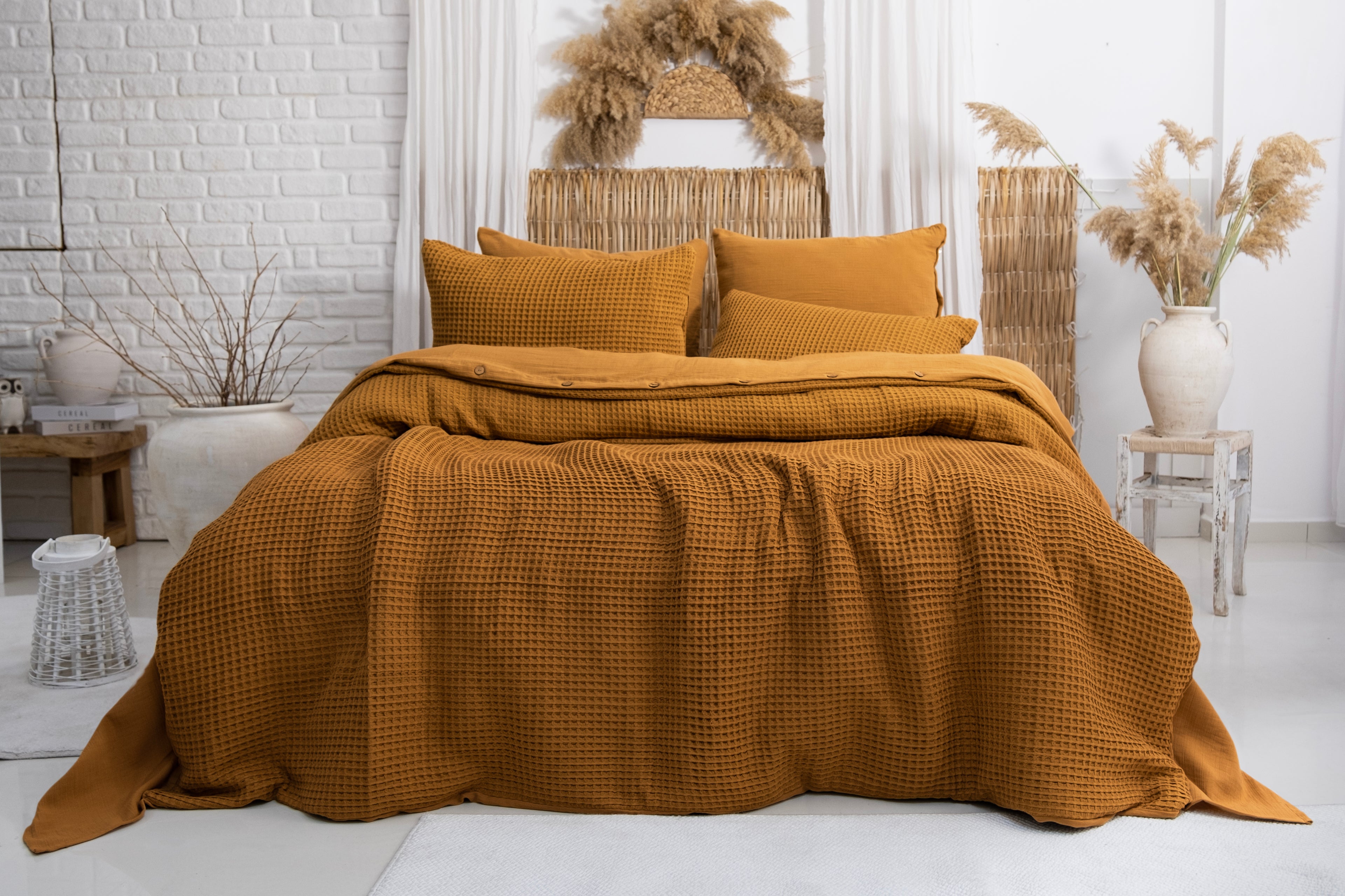 Hypnos Waffle Bedding Set