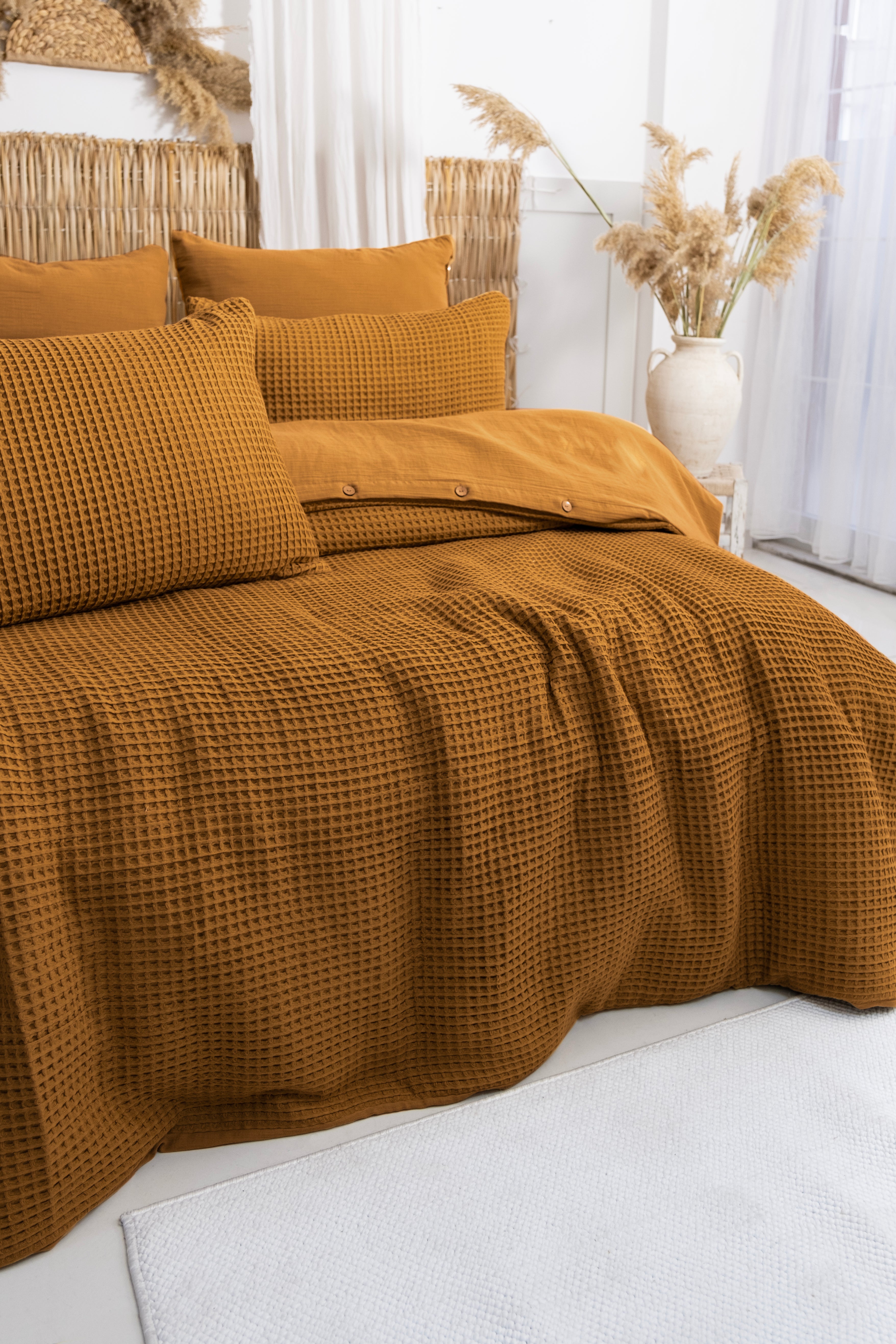 Hypnos Waffle Bedding Set