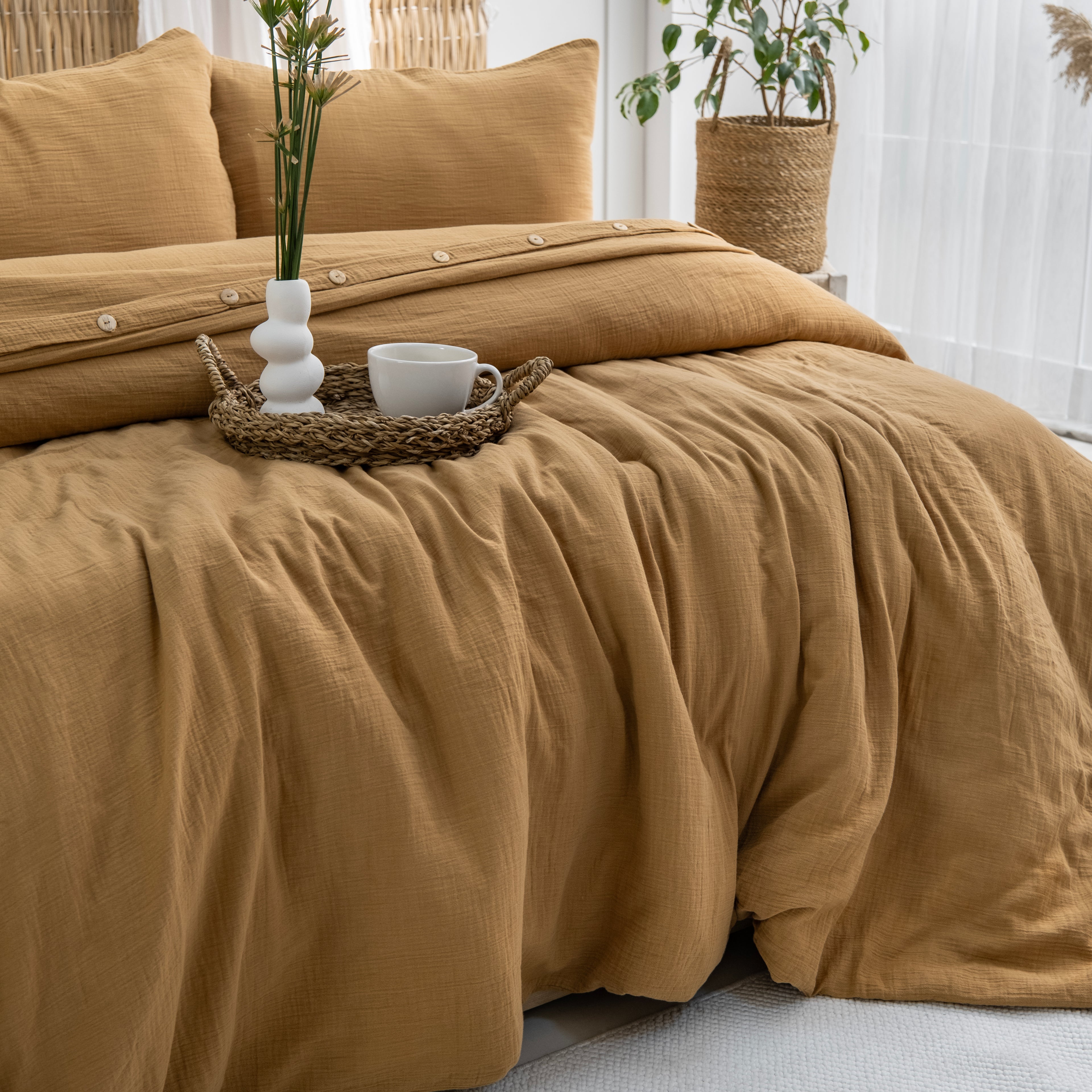 Velora Muslin Bedding Set