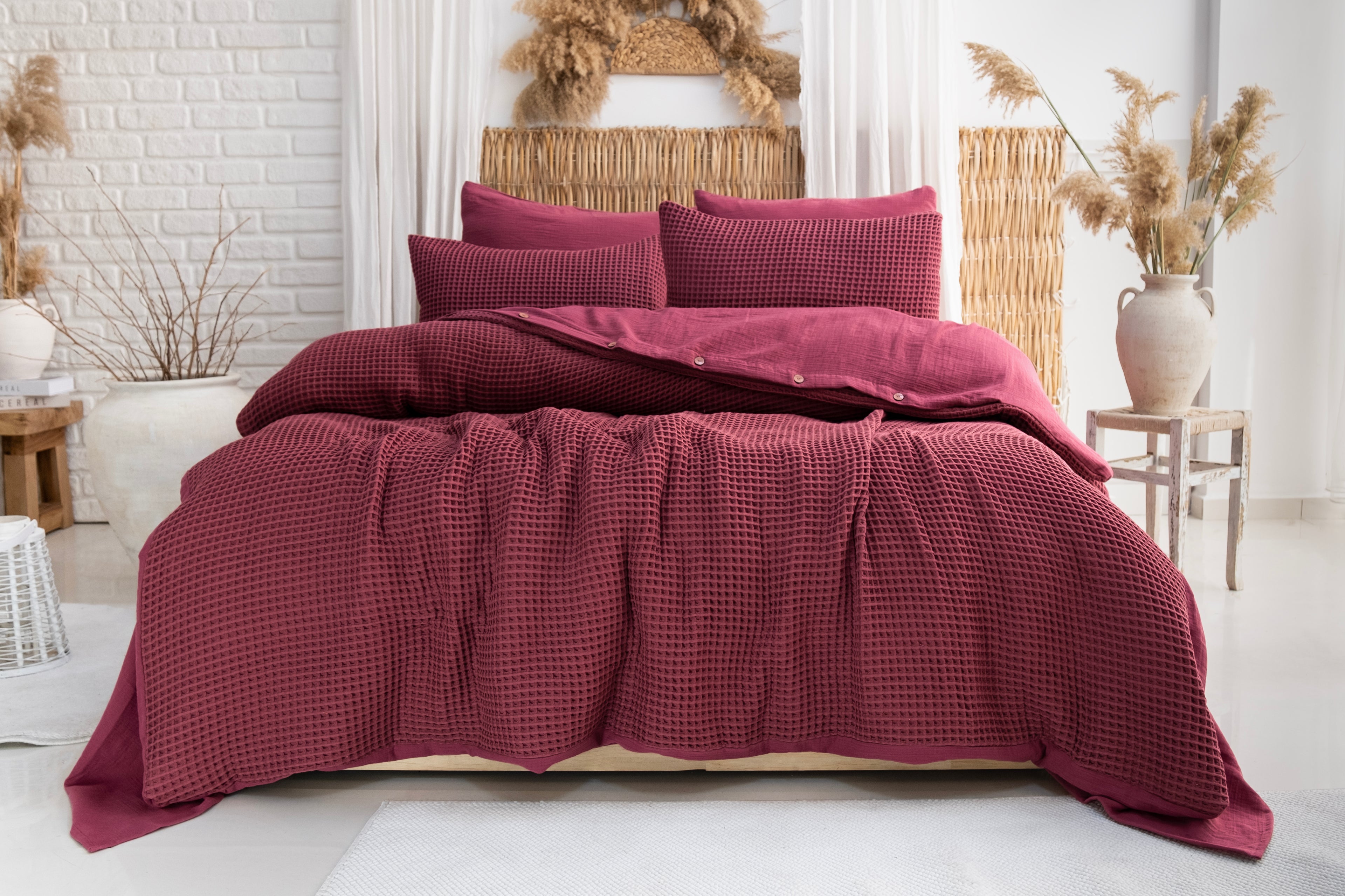 Hypnos Waffle Bedding Set