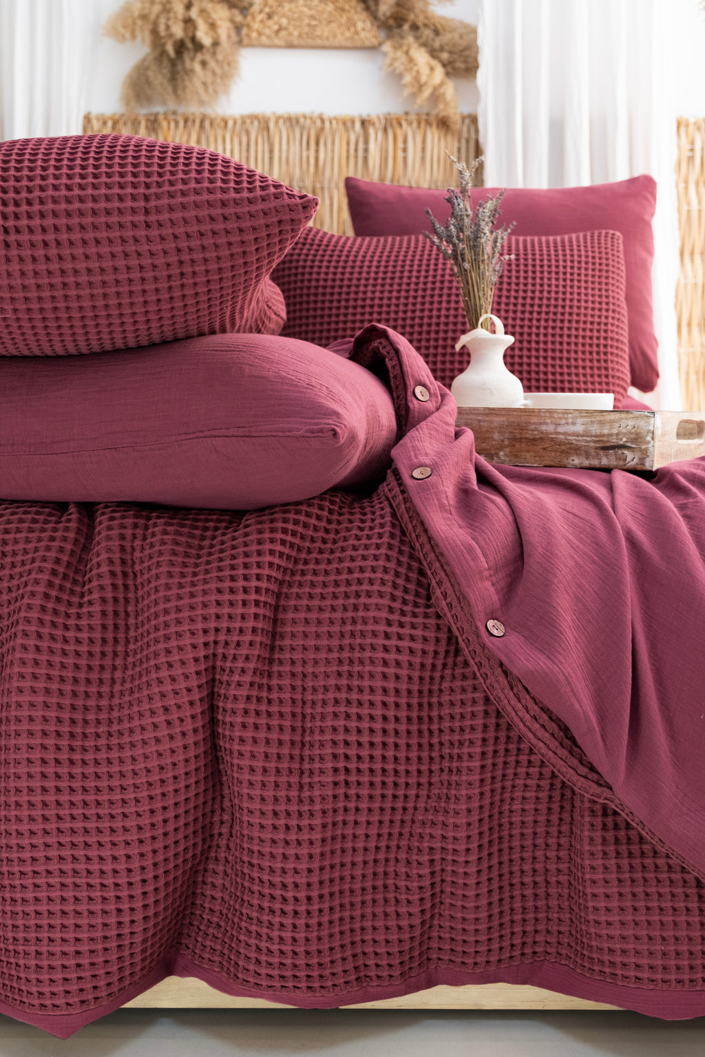 Hypnos Waffle Bedding Set