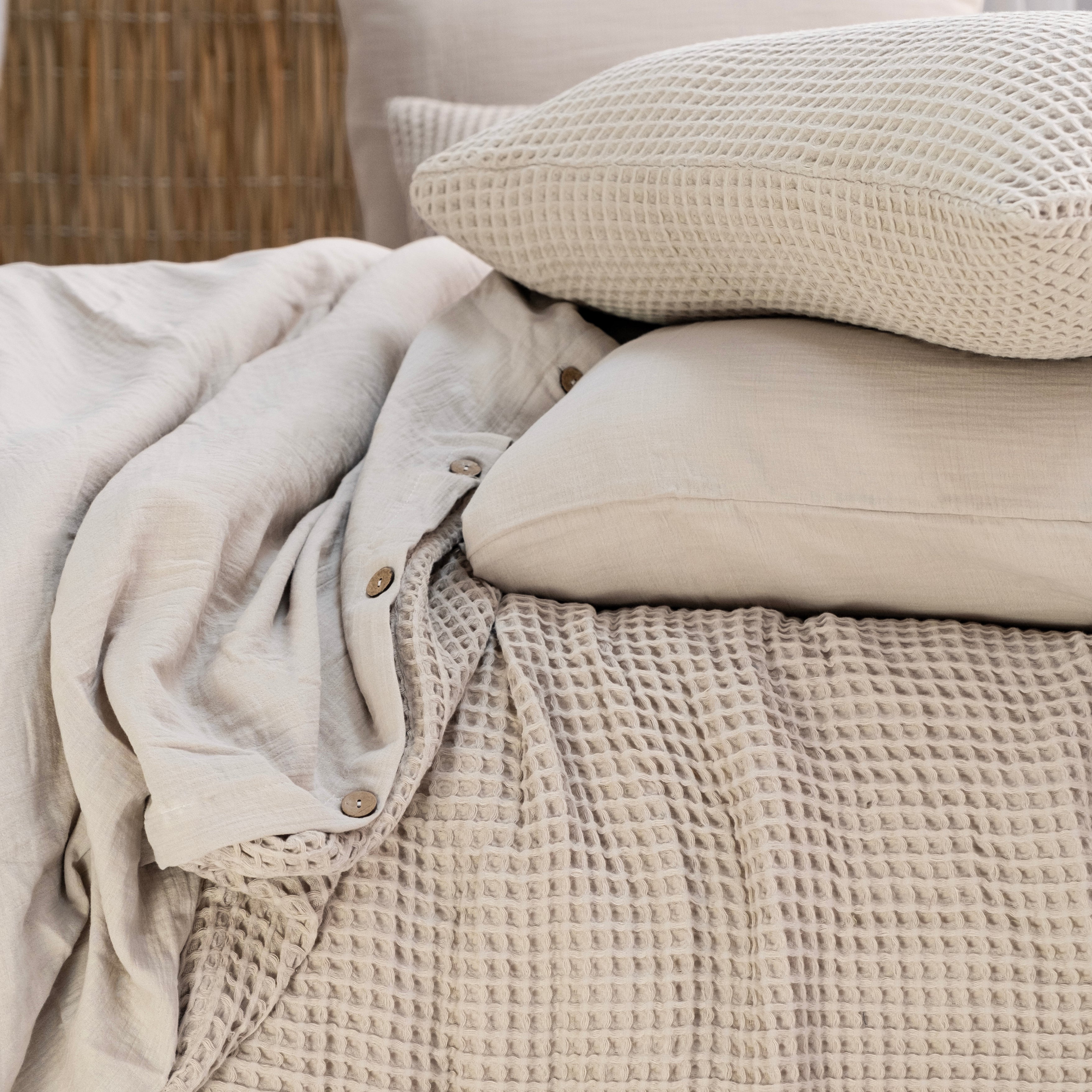 Hypnos Waffle Bedding Set