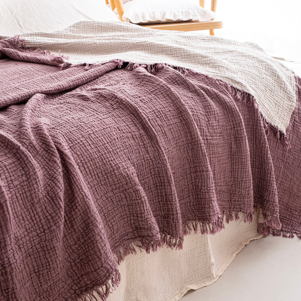 Lidya Soft 4-Layer Muslin Bedspread