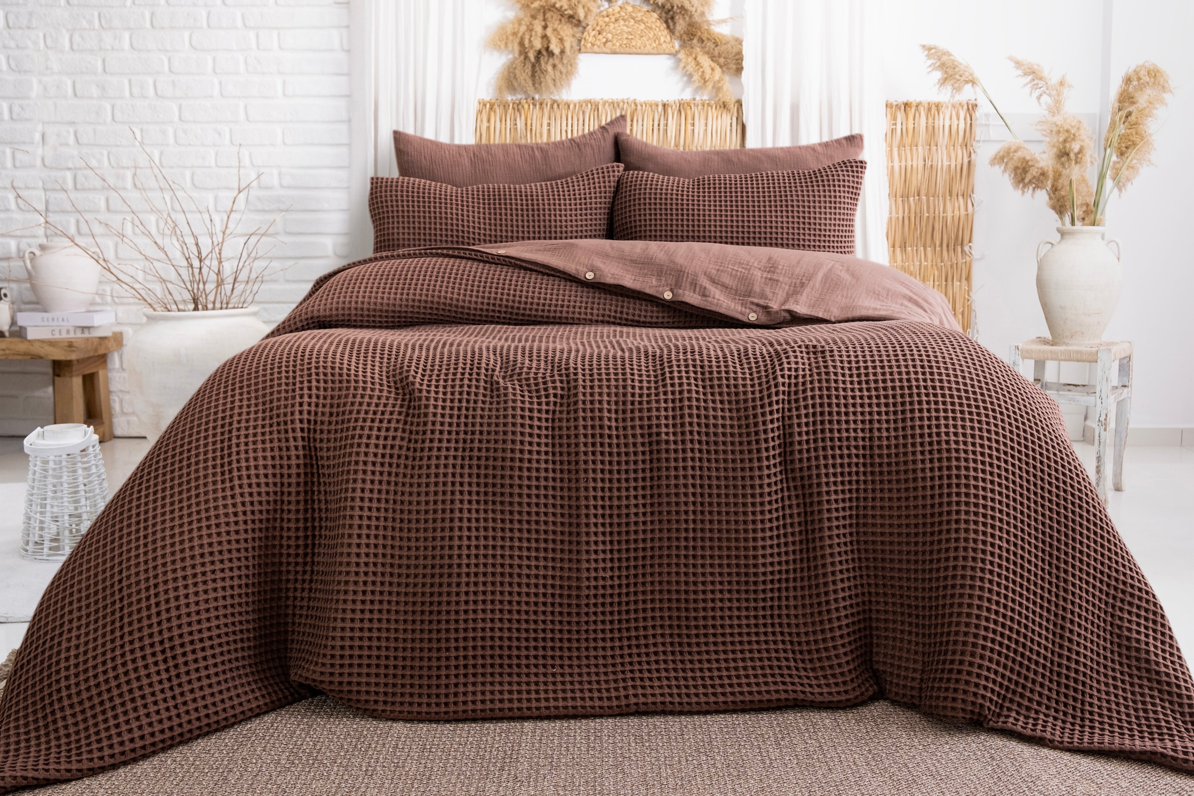 Hypnos Waffle Bedding Set