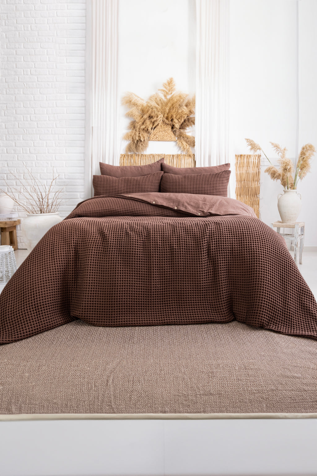 Hypnos Waffle Bedding Set