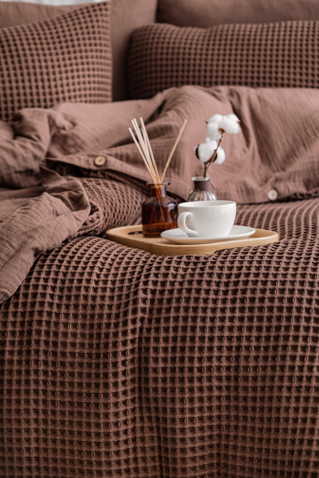 Hypnos Waffle Bedding Set