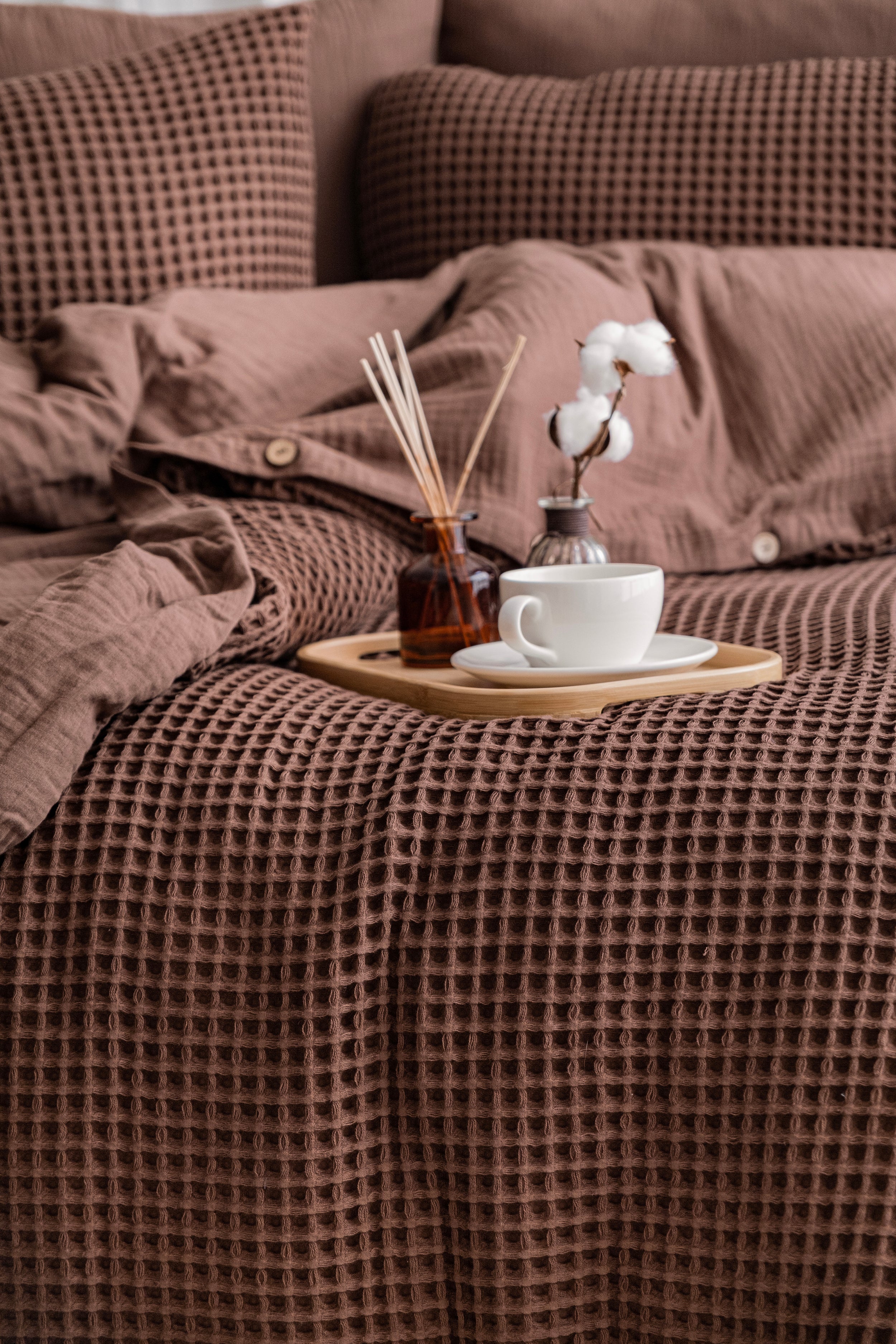 Hypnos Waffle Bedding Set