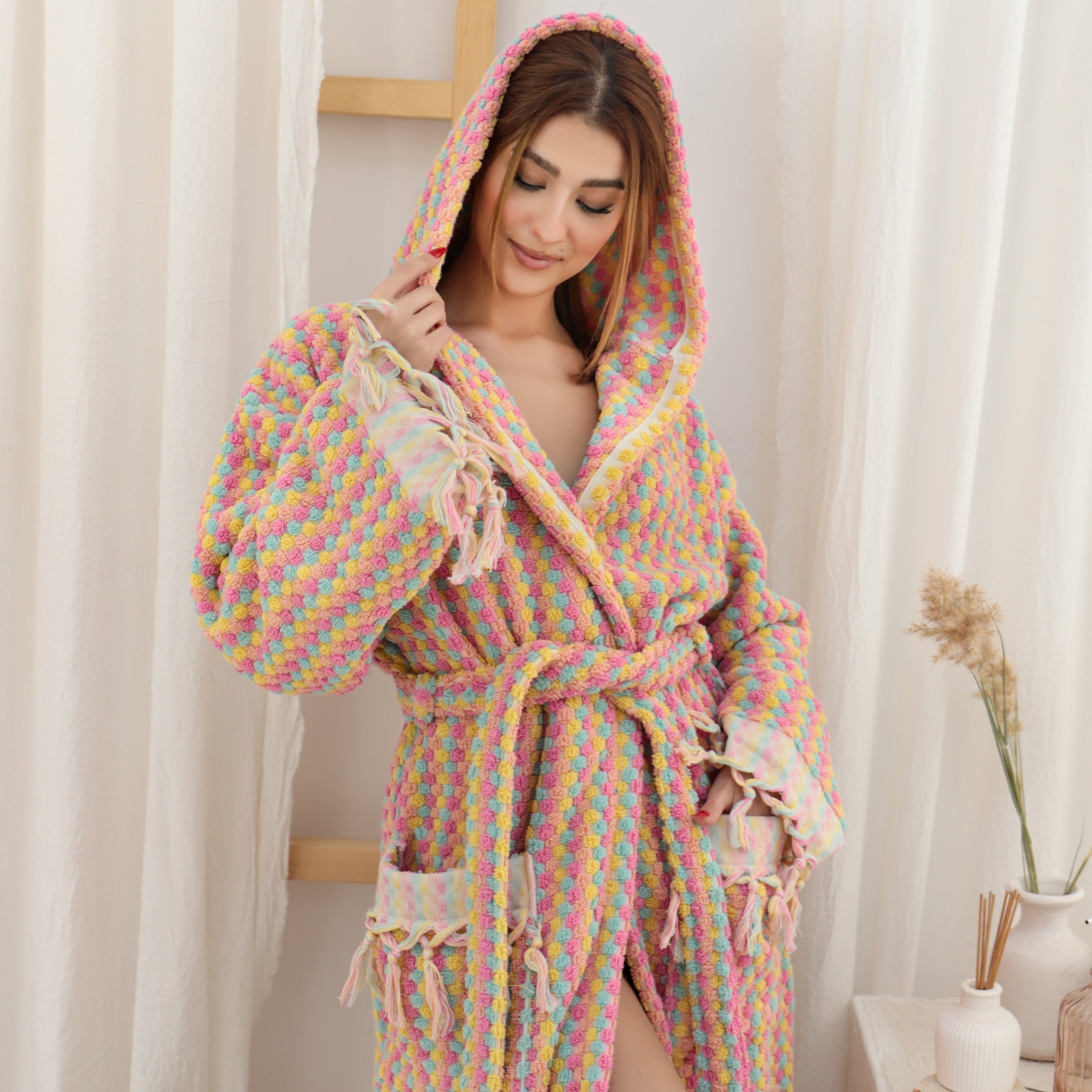 Pom Pom Bath & Spa Robe