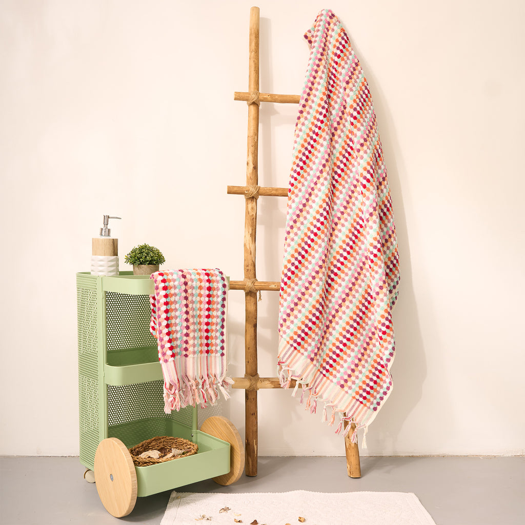 Pom Pom Hand & Bath Towel