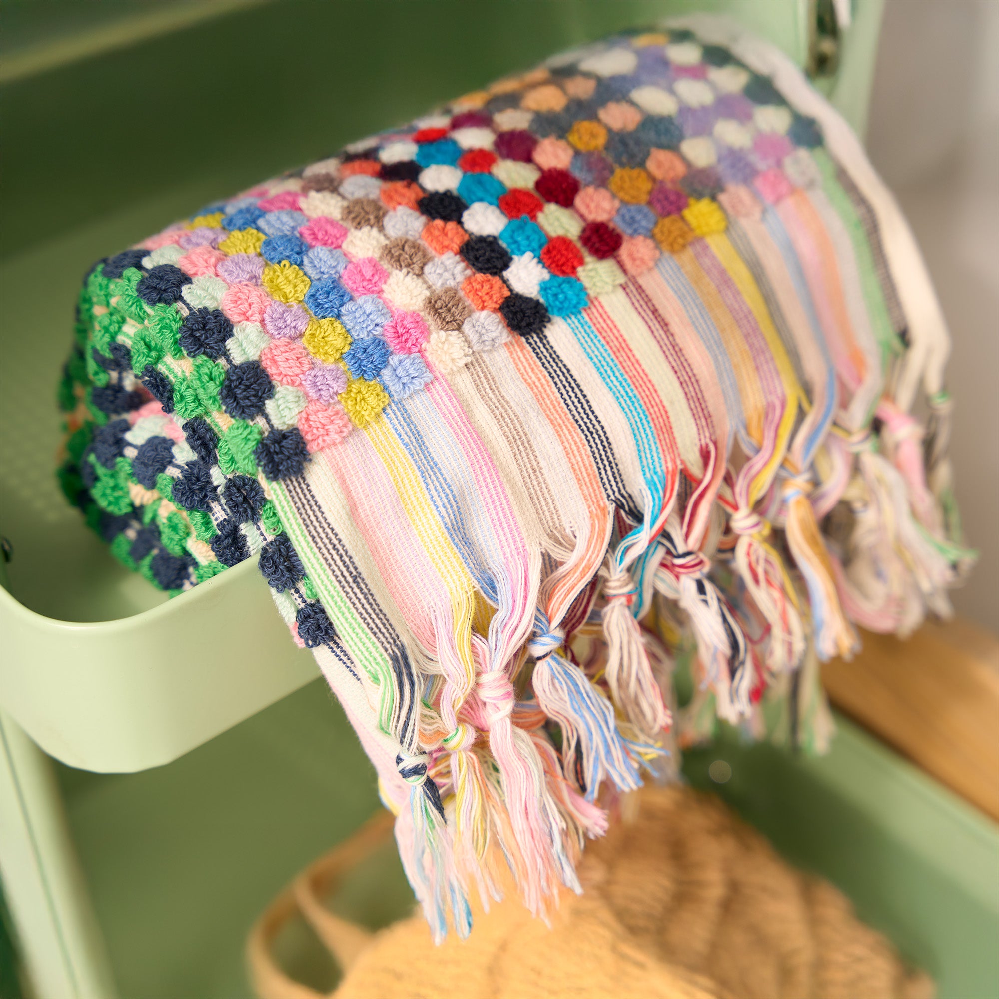 Pom Pom Hand & Bath Towel