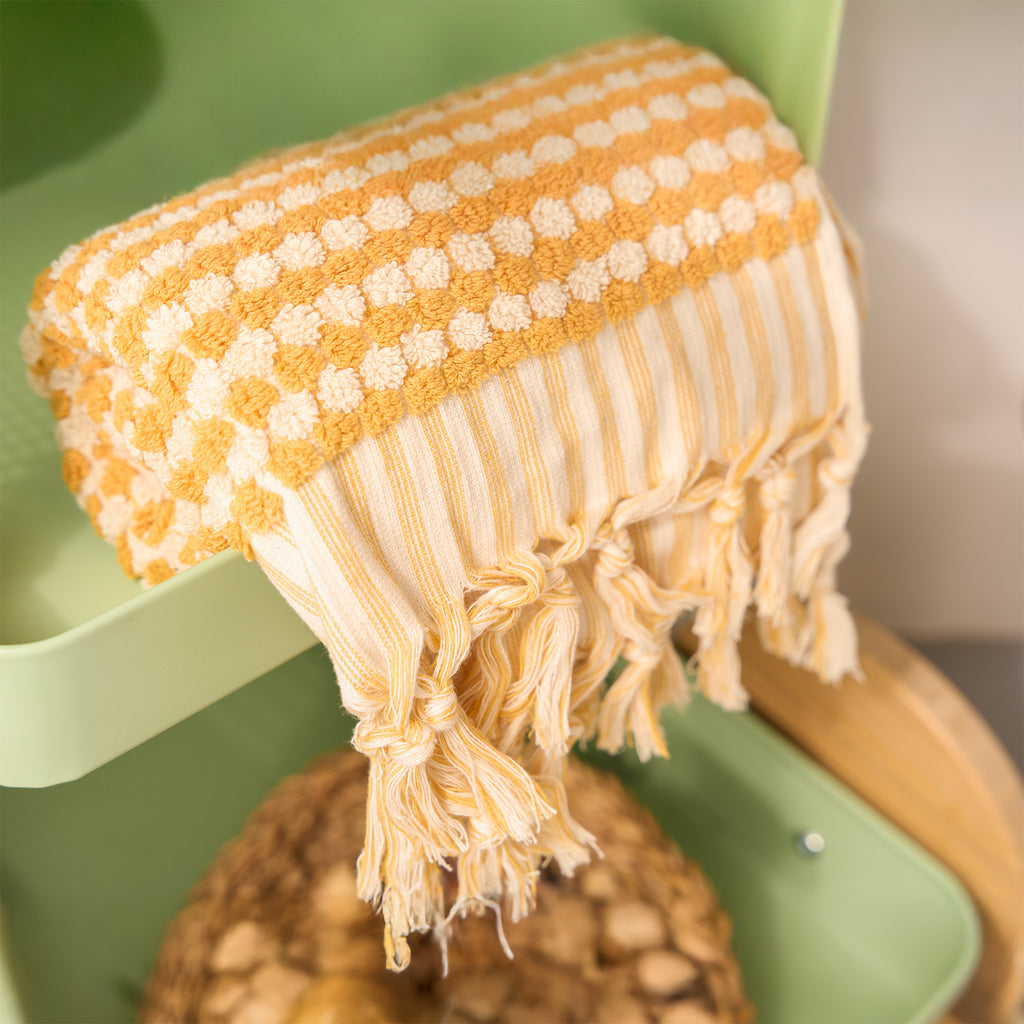 Pom Pom Hand & Bath Towel