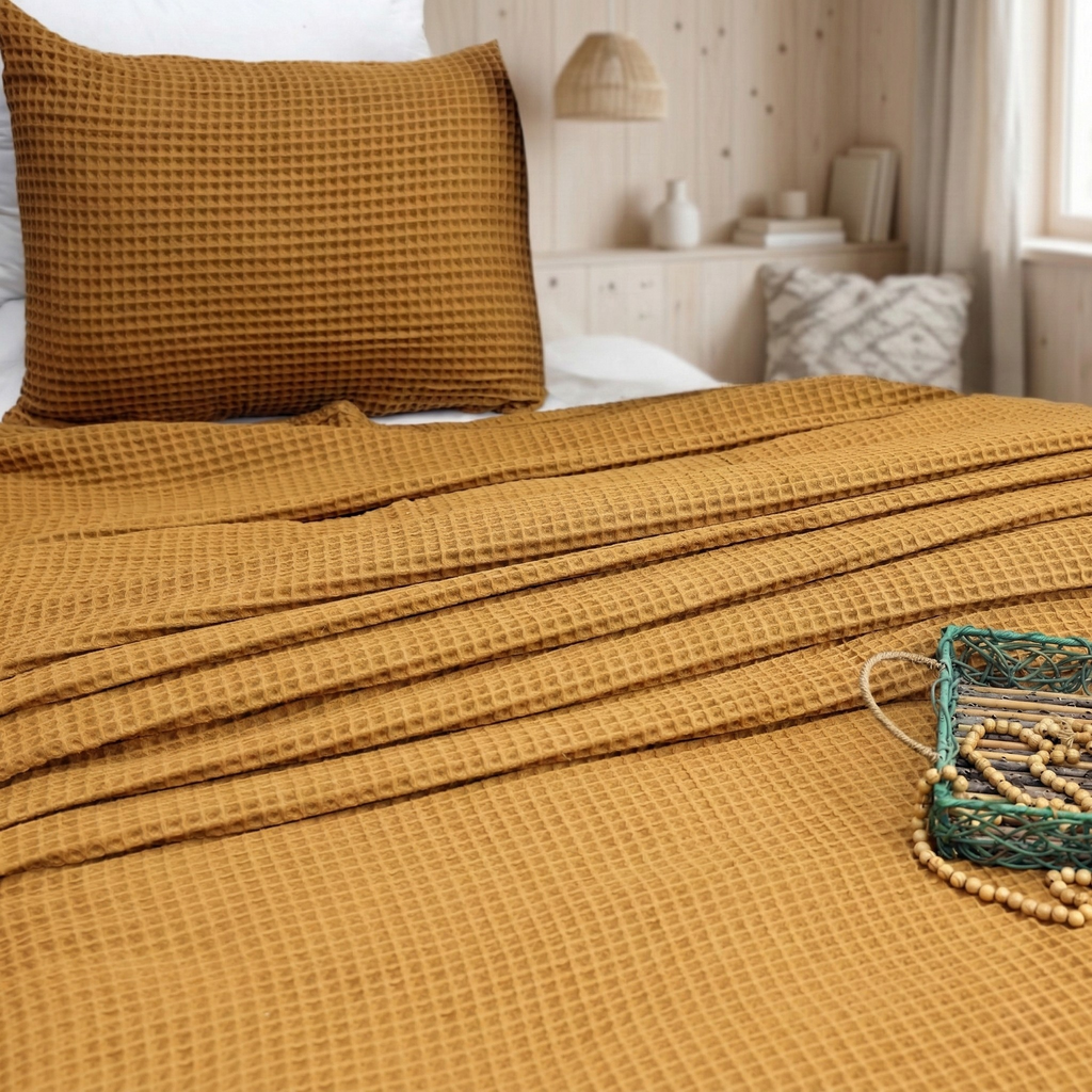 Hypnos Waffle Bedspread Collection