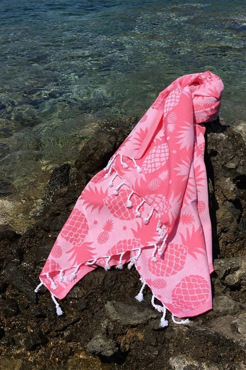 Organic Turkish Beach Towel, Quick Dry Towel, Peshtemal, Bachelorette Towel, Beach Blanket